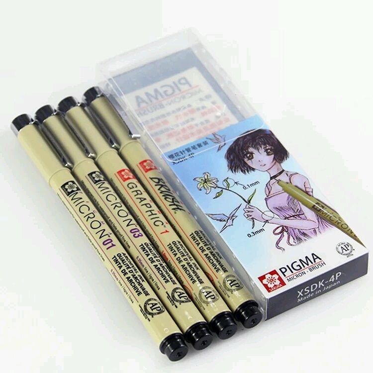 Bút vẽ nét nail, bút mực vẽ hoạ tiết