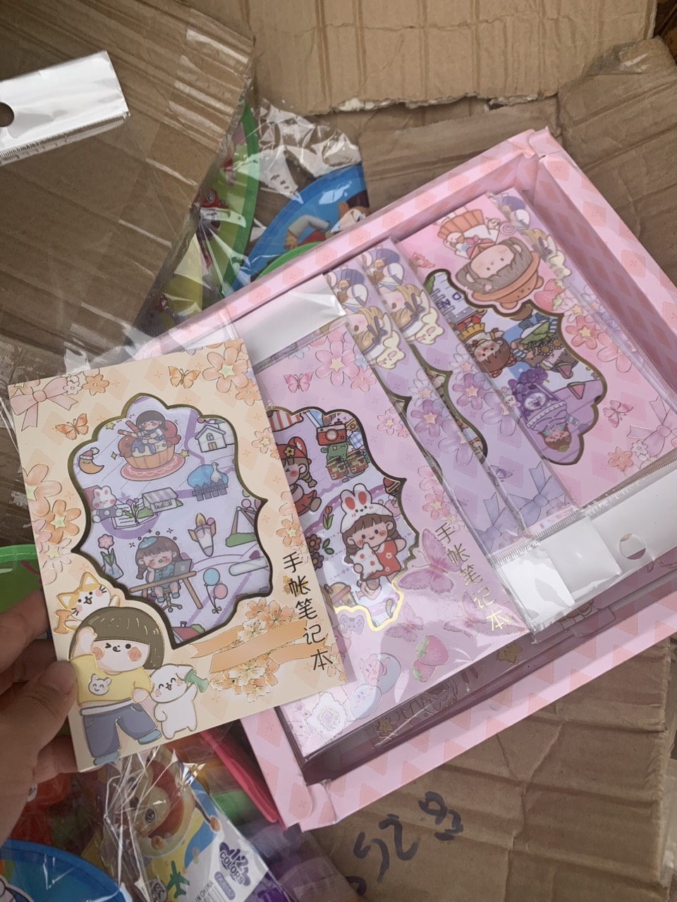 Sổ sticker hình dán hoạt hình dễ thương cho bé