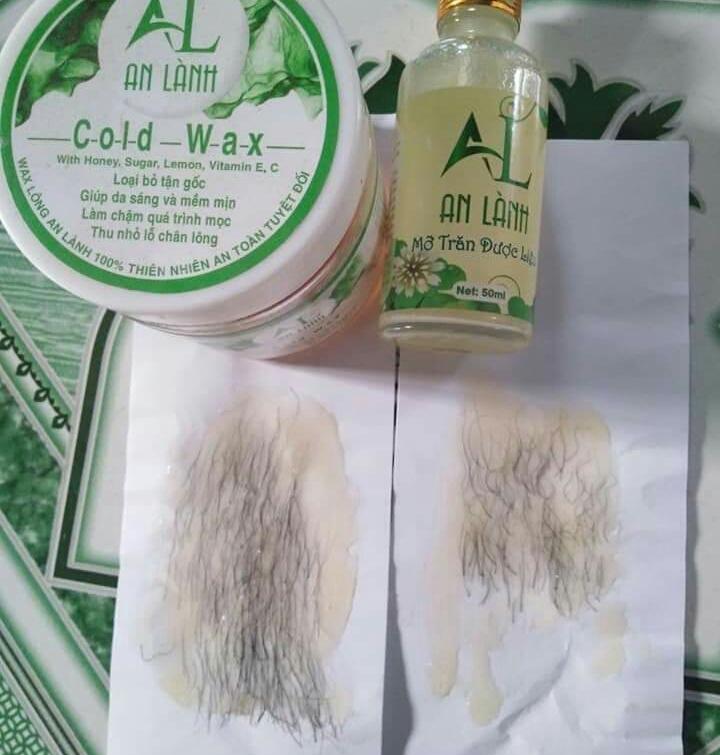 [HCM]Sáp Wax Lông An Lành tặng kèm giấy + 2 que gạt