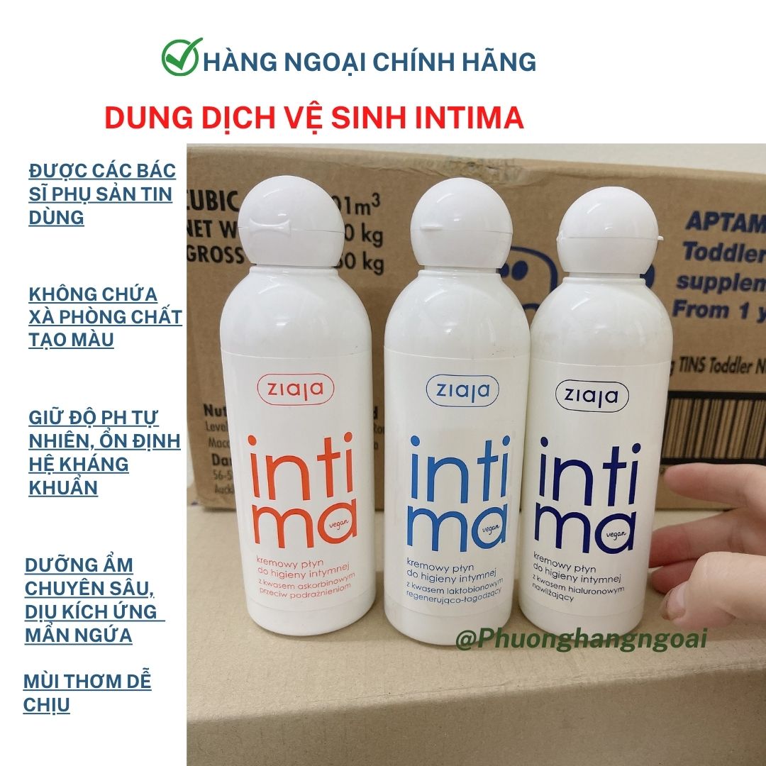Dung dịch vệ sinh INTIMA 200ml