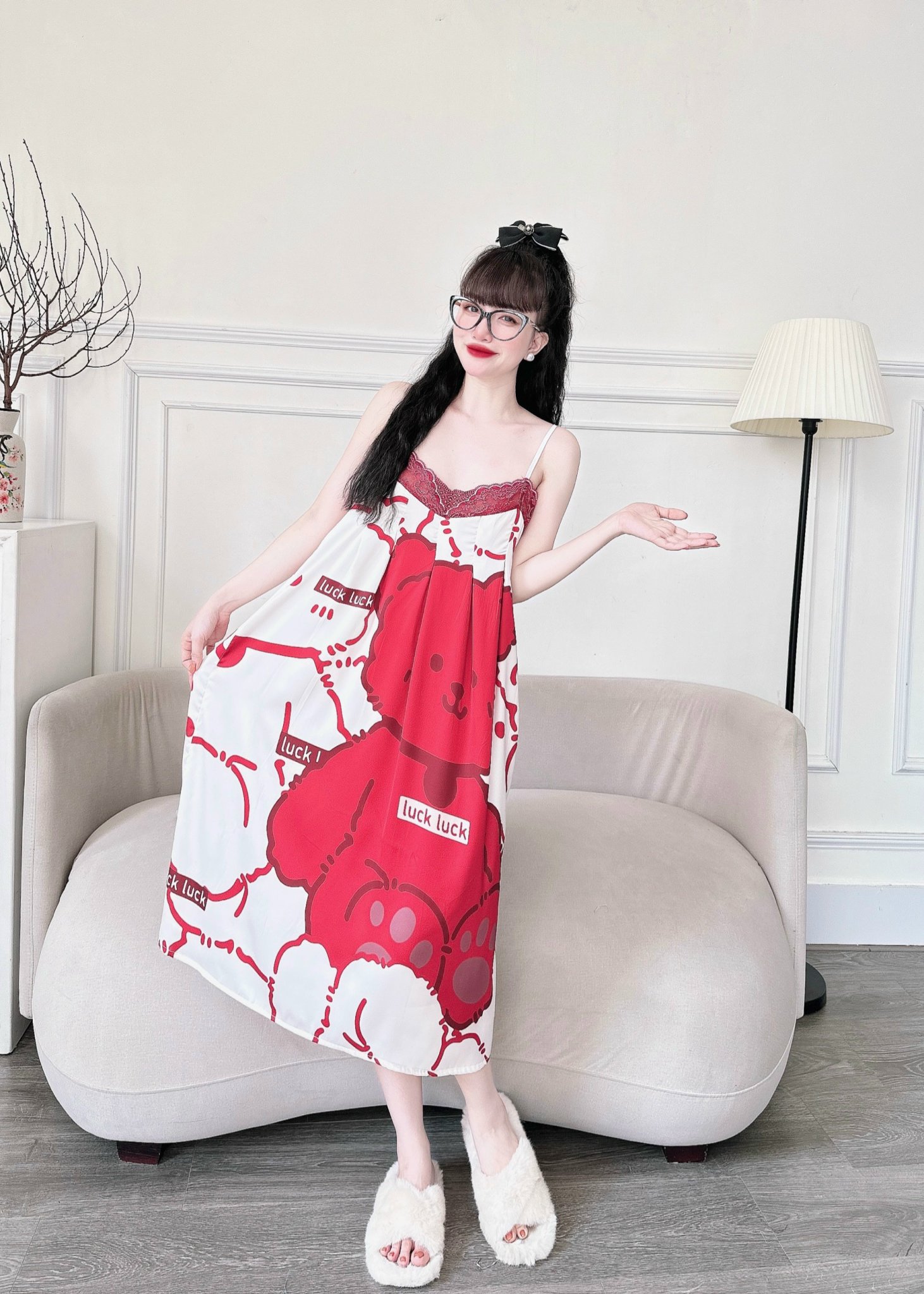 ĐẦM LỤA XẾP LY THIẾT KẾ CAO CẤP
