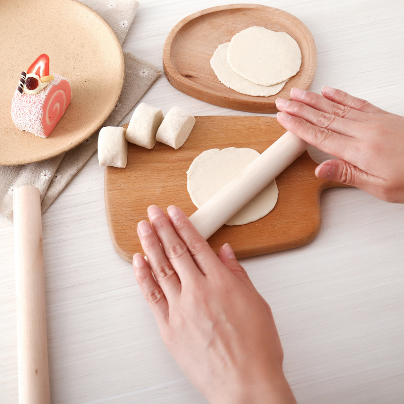 Cây cán bột làm bánh dụng cụ lăn bột bằng gỗ
