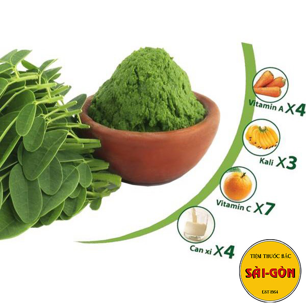 [HCM]Bột Chùm Ngây Nguyên Chất 100% - Bột Ăn Dặm Cho Bé 100gram