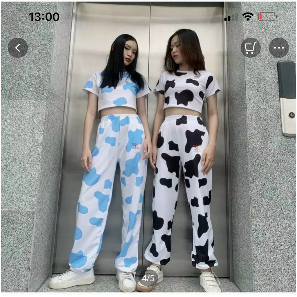 [TRENDING] Sét Bộ Bò Sữa Croptop Nhiều Màu Siêu Chất TTVV0119