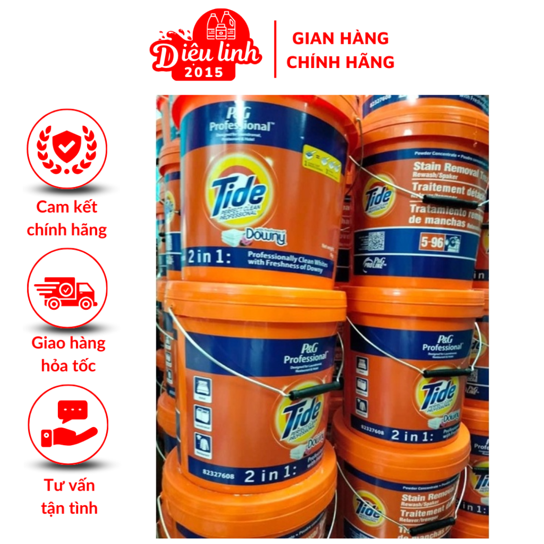 Bột Giặt Tide Hương Downy Thùng 9kg Siêu Thơm Siêu Trắng