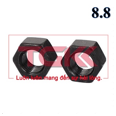 Đai ốc thép đen 8.8 (M20-M27)