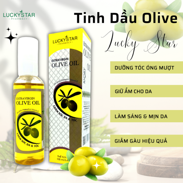 Tinh Dầu Oliu Lucky Star  100ml