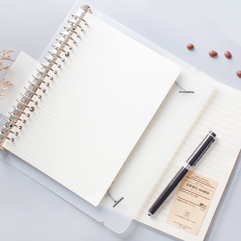 Ruột sổ còng giấy refill 20 26 lỗ A5 B5 sổ planner bullet journal
