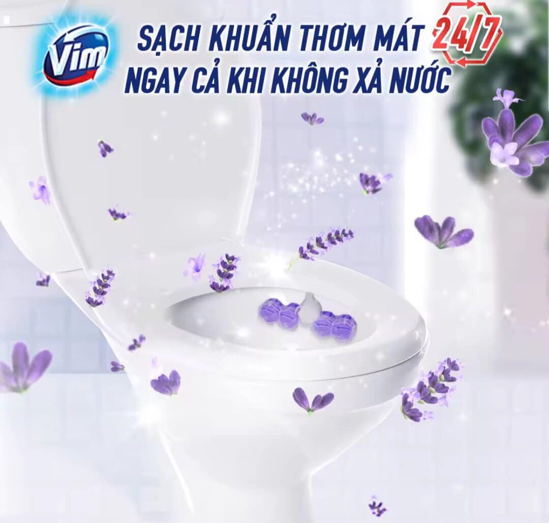 Viên Treo Bồn Cầu Vim Power 55g