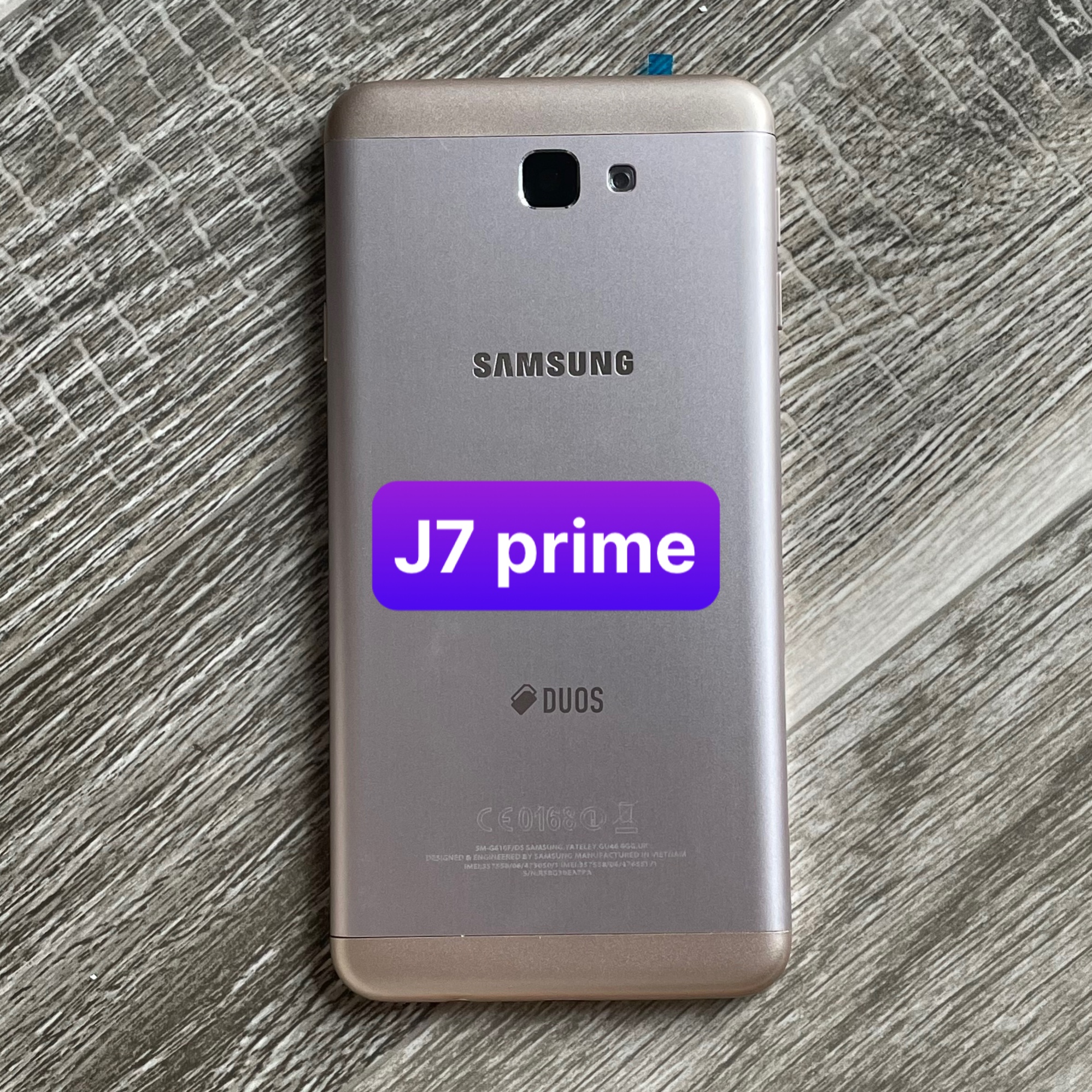 bộ xương vỏ samsung J7 prime (zin)
