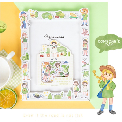 [Hàng mới về] Set Sticker Cô Gái nhiều mẫu mã Công việc