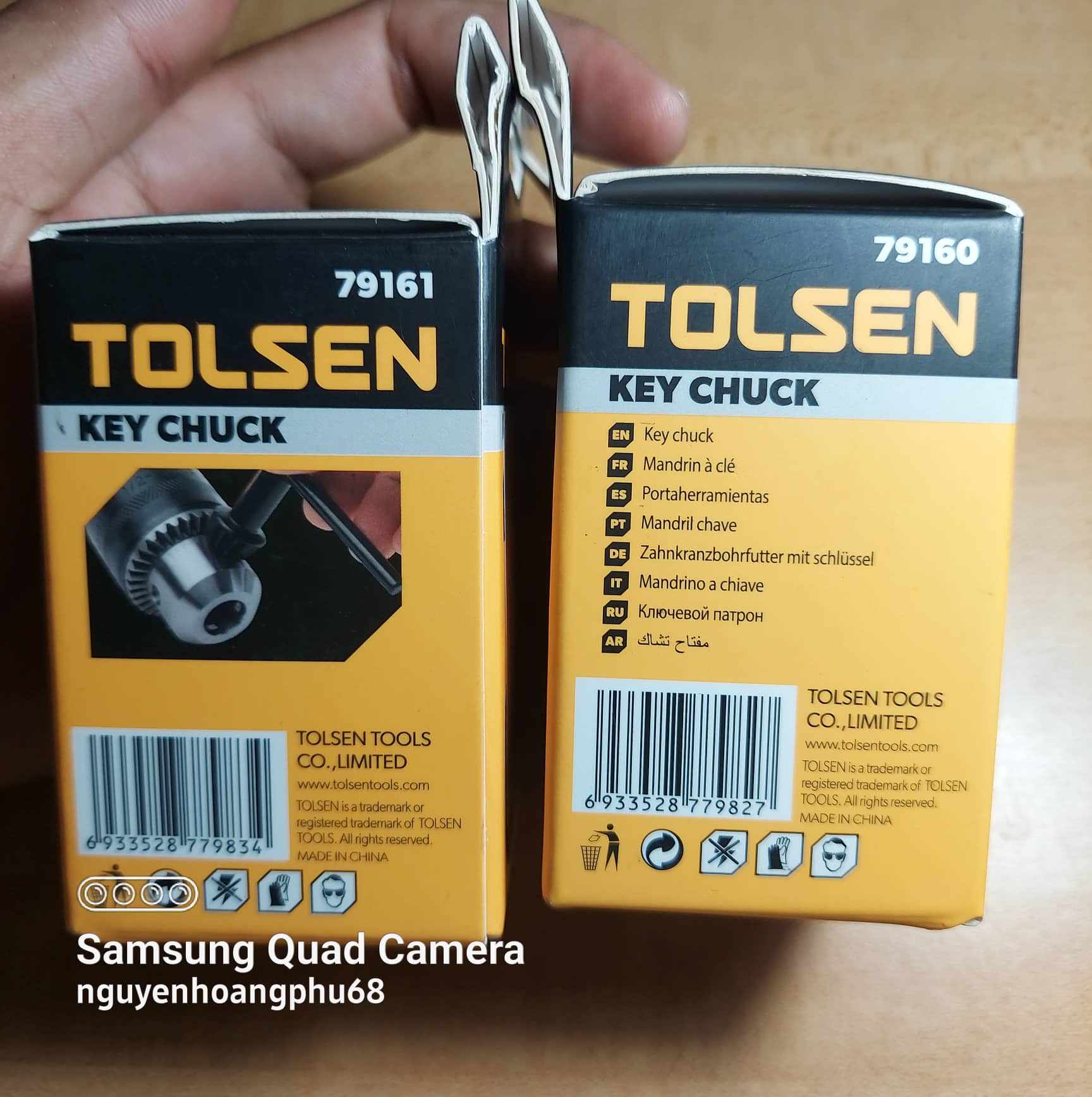 đầu kẹp mũi khoan tolsen 10mm 13mm