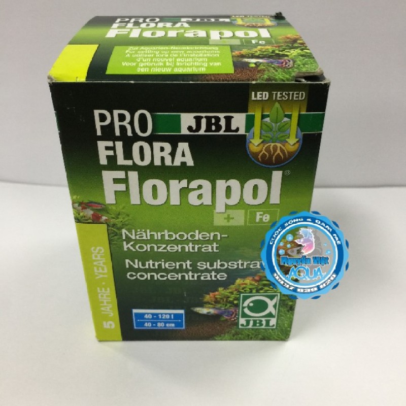 JBL Florapol - Cốt nền dinh dưỡng đậm đặc cho hồ thuỷ sinh 350G