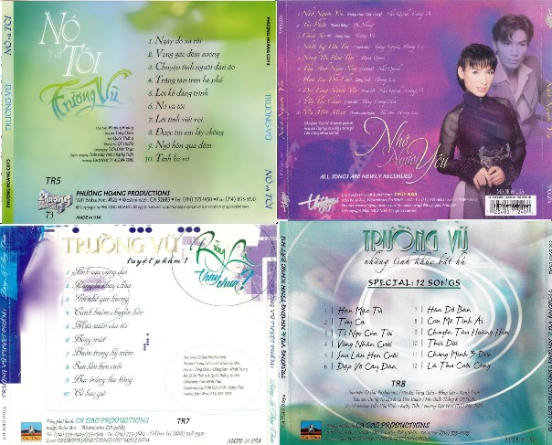 Bộ 4 Đĩa CD trường vũ