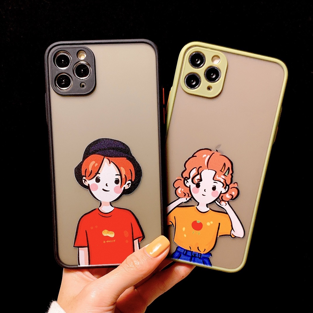 Ốp Lưng Nhám Chống Sock, Va Đập Bảo Vệ Camera Couple Cặp Đôi