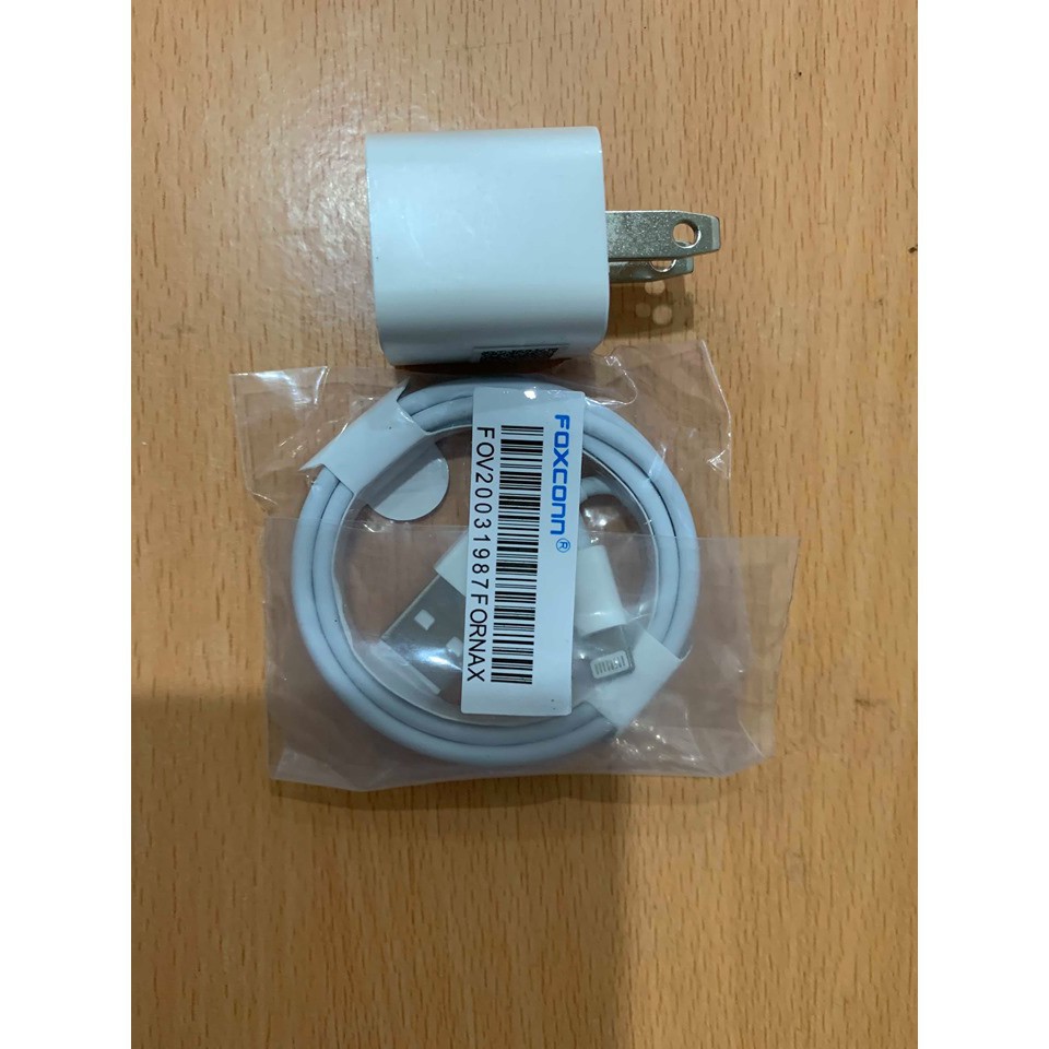 Combo Bộ Củ Sạc + Cáp Iphone Zin  Bóc Máy