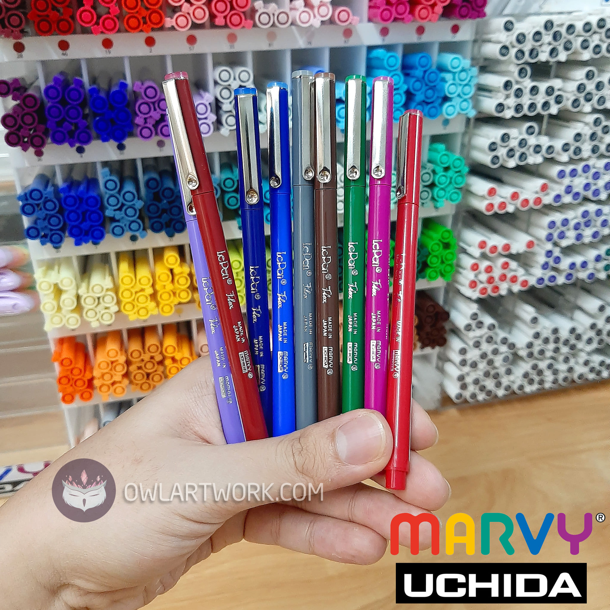 [HCM]Bút lông viết thư pháp Le Pen Flex MARVY 4800