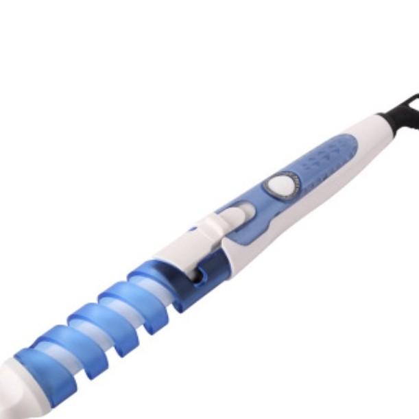 Máy Uốn Tóc Mini Nova Hình Xoắn Ốc Lõi Sứ Làm Tóc Nhanh,