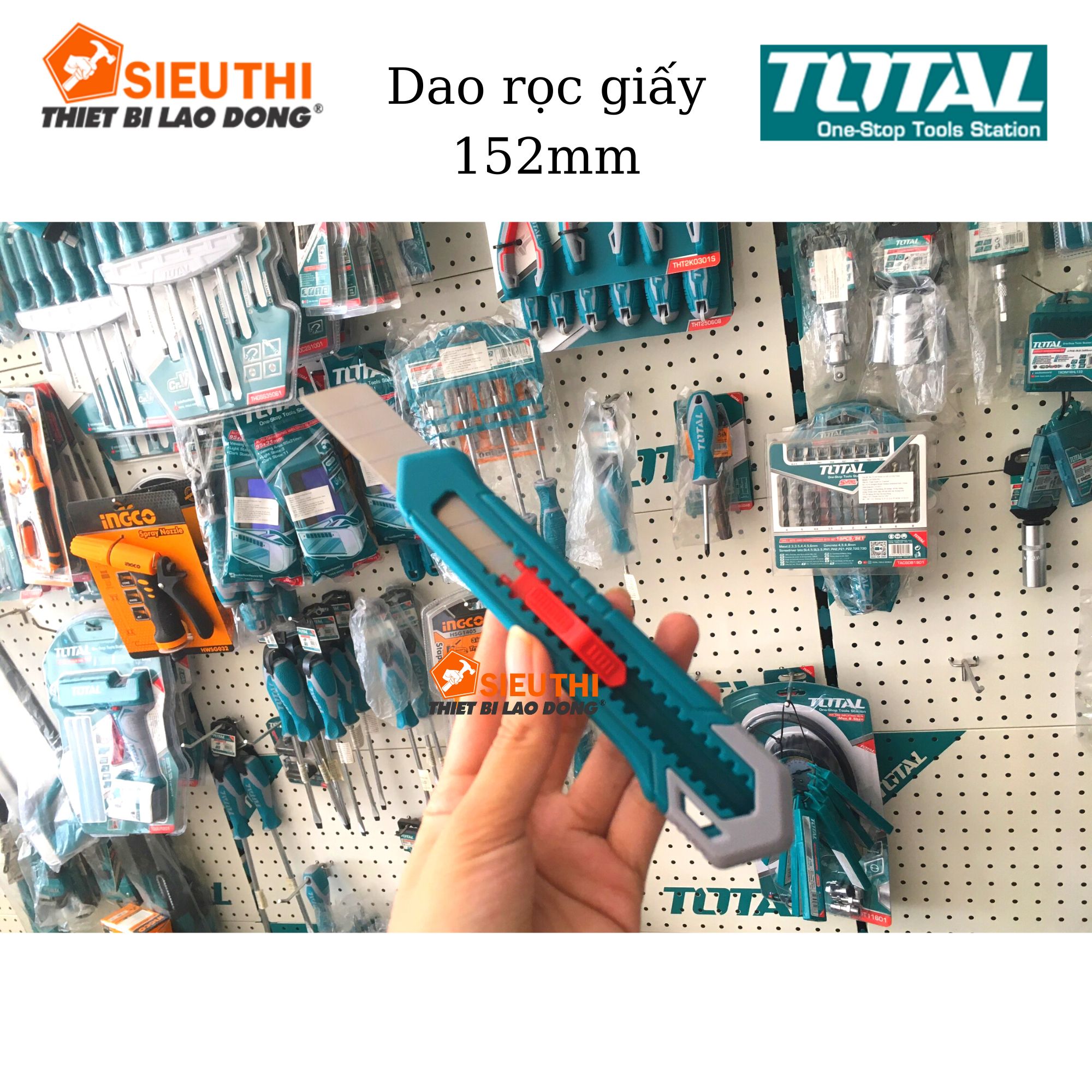 Dao rọc giấy dòng siêu rẻ 152mm TOTAL THT51001