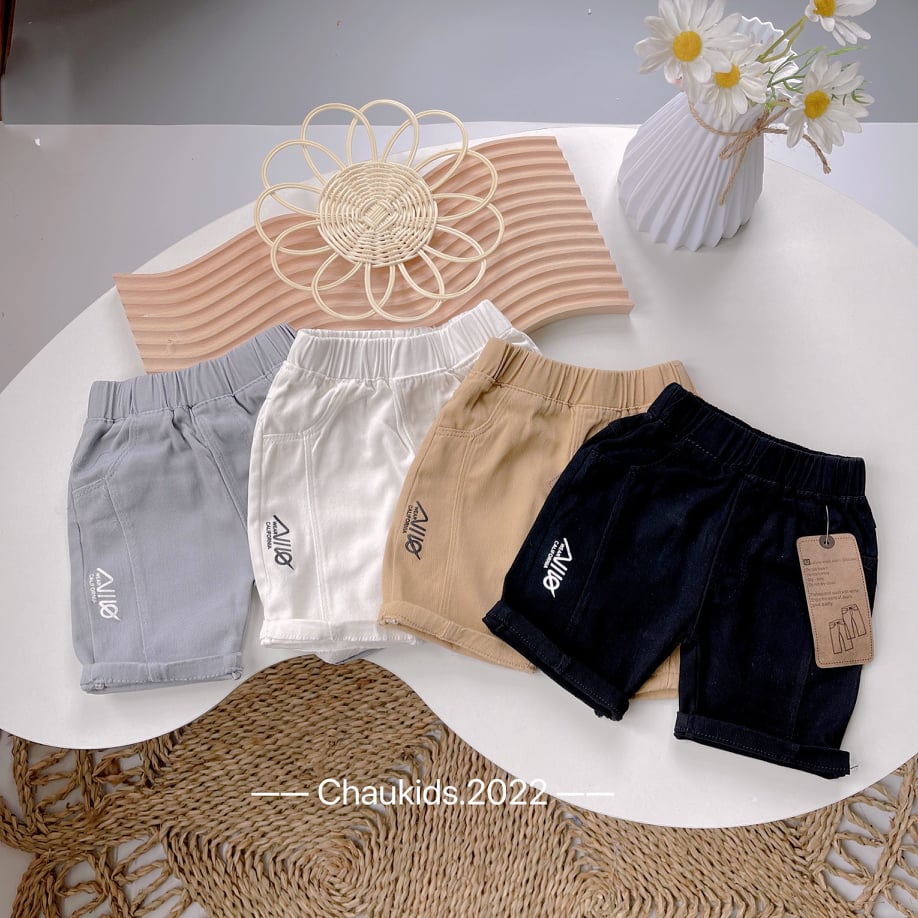 quần short kaki cho bé  trai 8-18kg