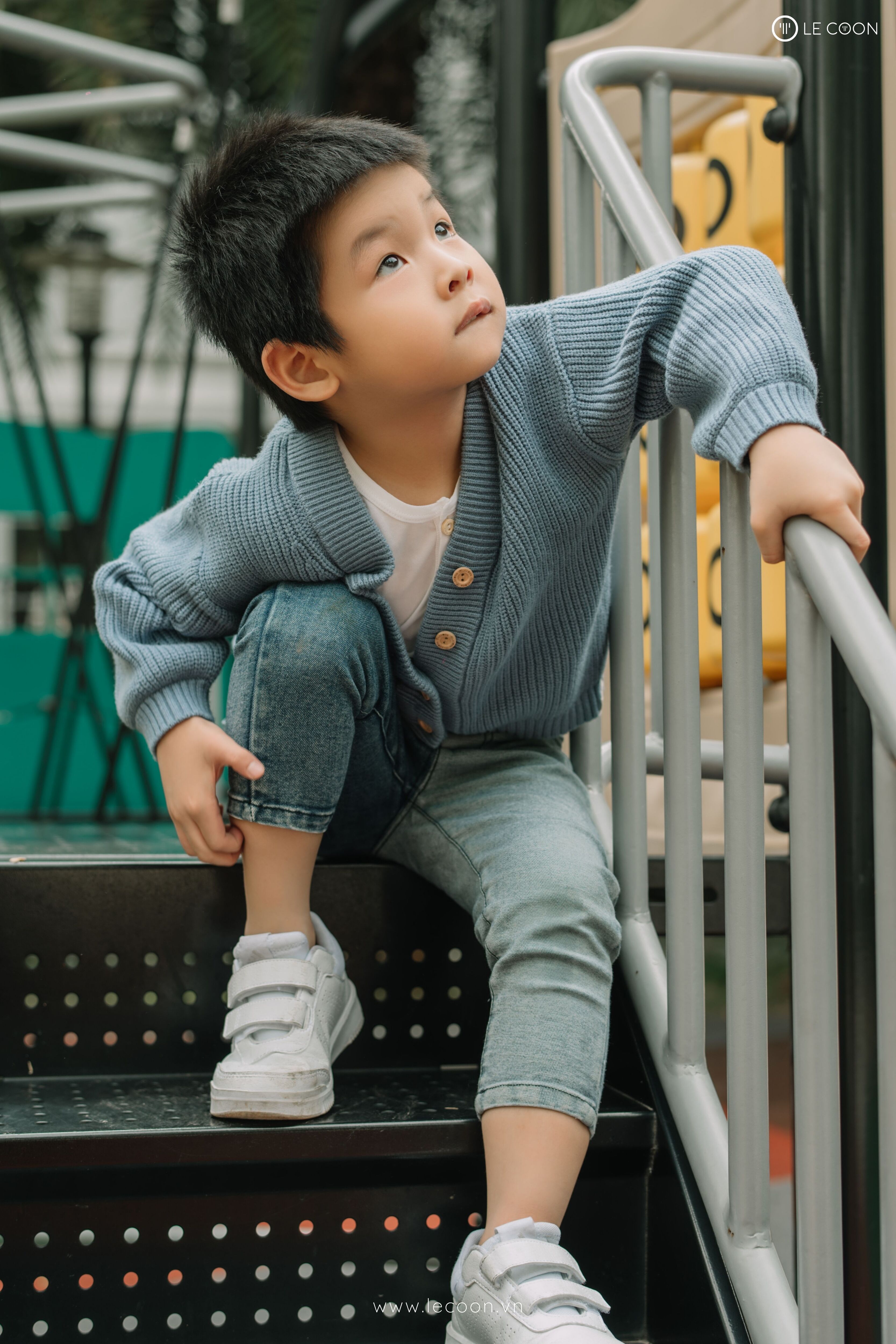 LE COON | Áo Len Cardigan | 3 tháng - 3 tuổi