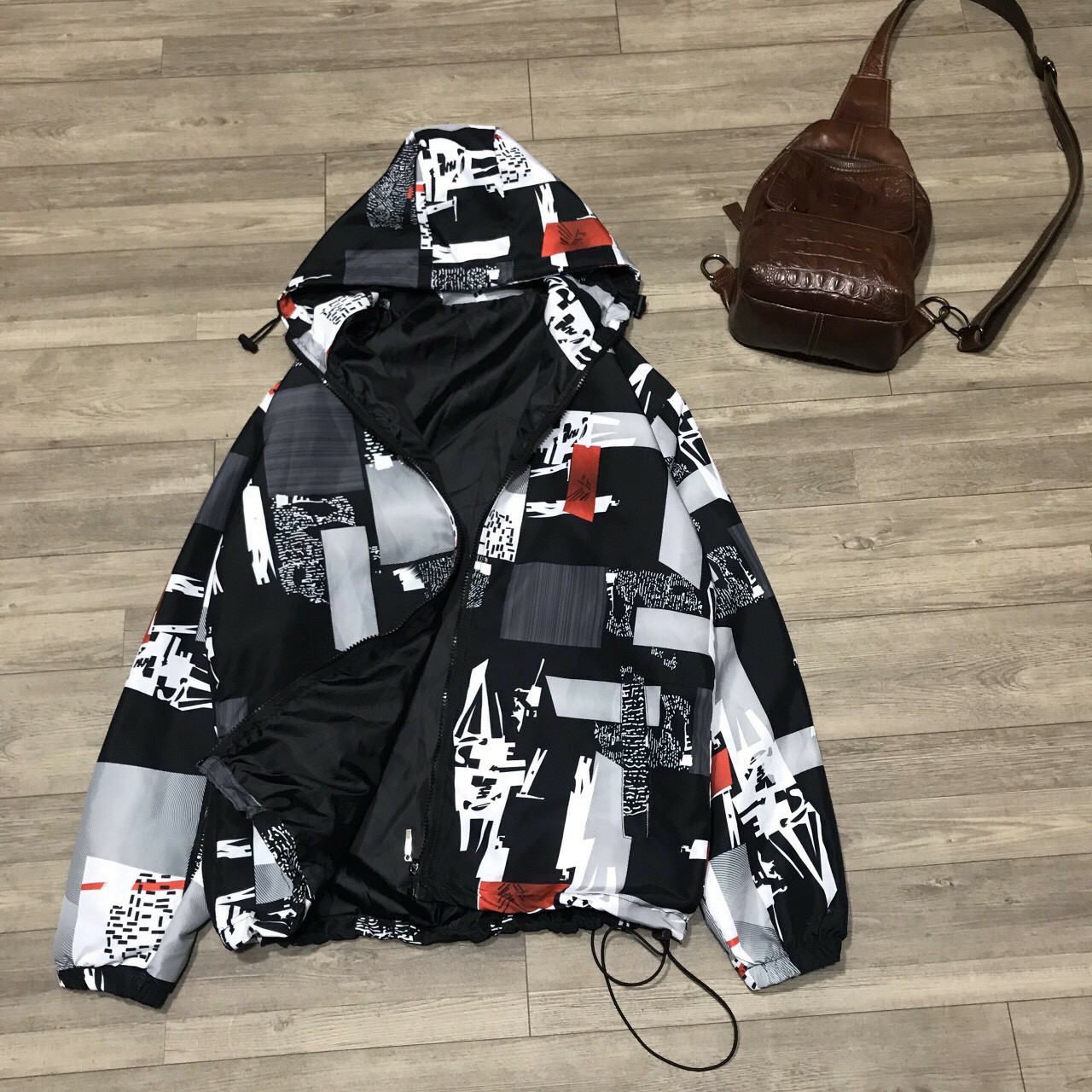 [HCM][HOT TREND 2020] Áo khoác dù nam nữ áo khoác nhẹ nam nữ cực đẹp in 3D phối màu đa sắcchất liệu dù 2 lớp thoáng mát phối tay rút cực xịn sành điệu