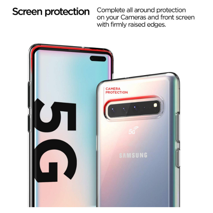 ốp lưng dẻo silicon trong suốt Samsung S10 5G