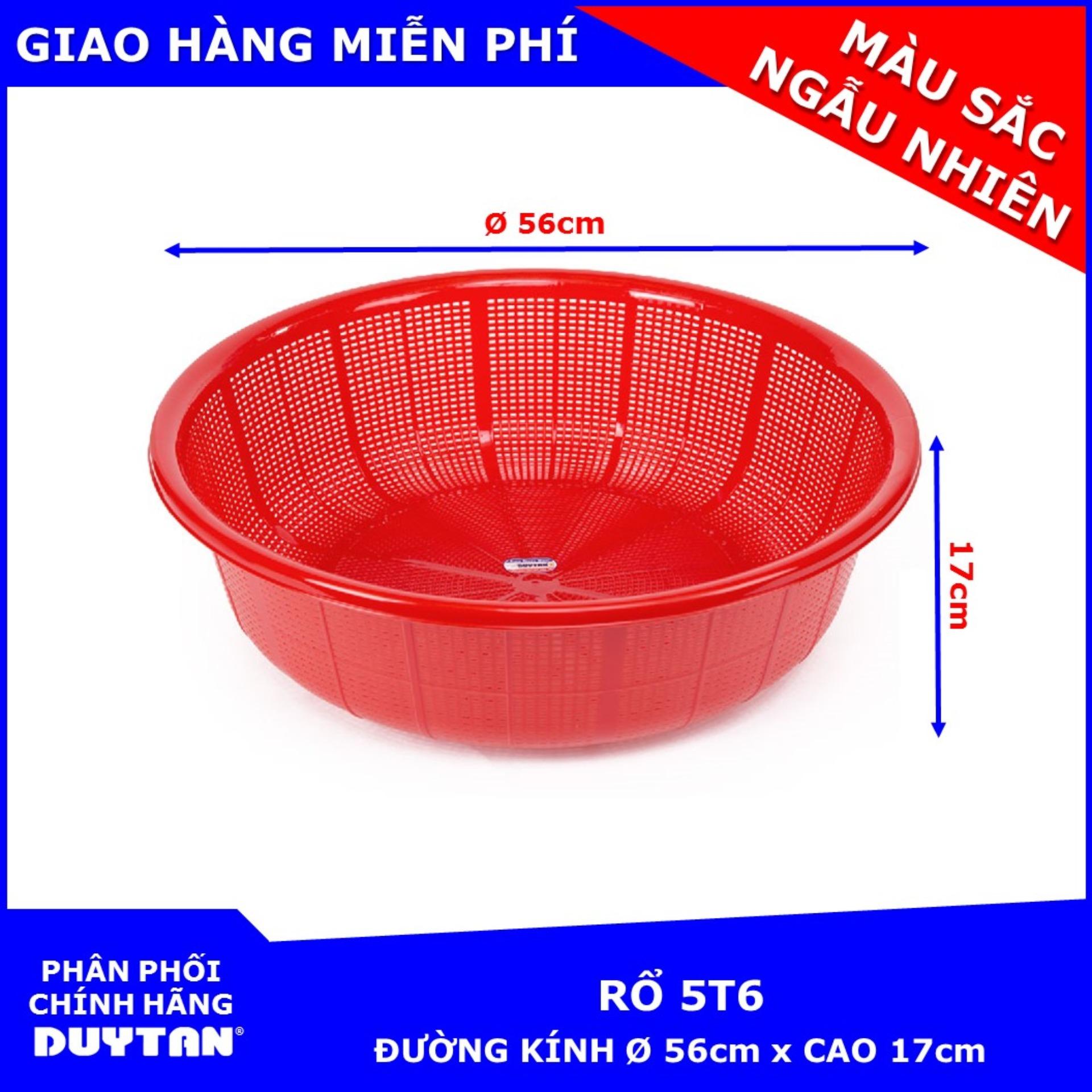 Bộ 5 Rổ nhựa Duy Tân 5T6 ( Màu sắc ngẫu nhiên )