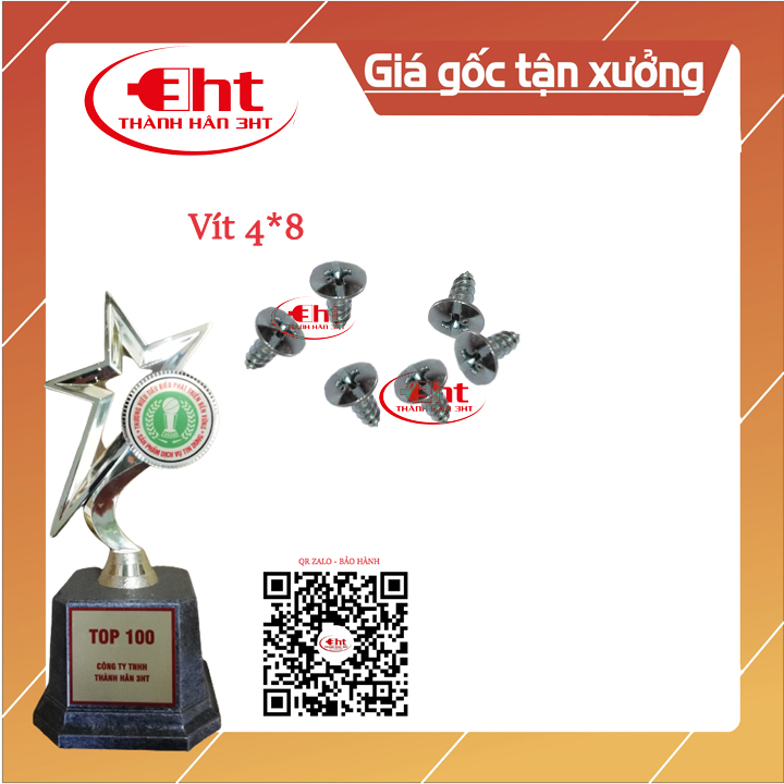VÍT BẮT NHỰA + GỖ 4*8 (GÓI 100G)