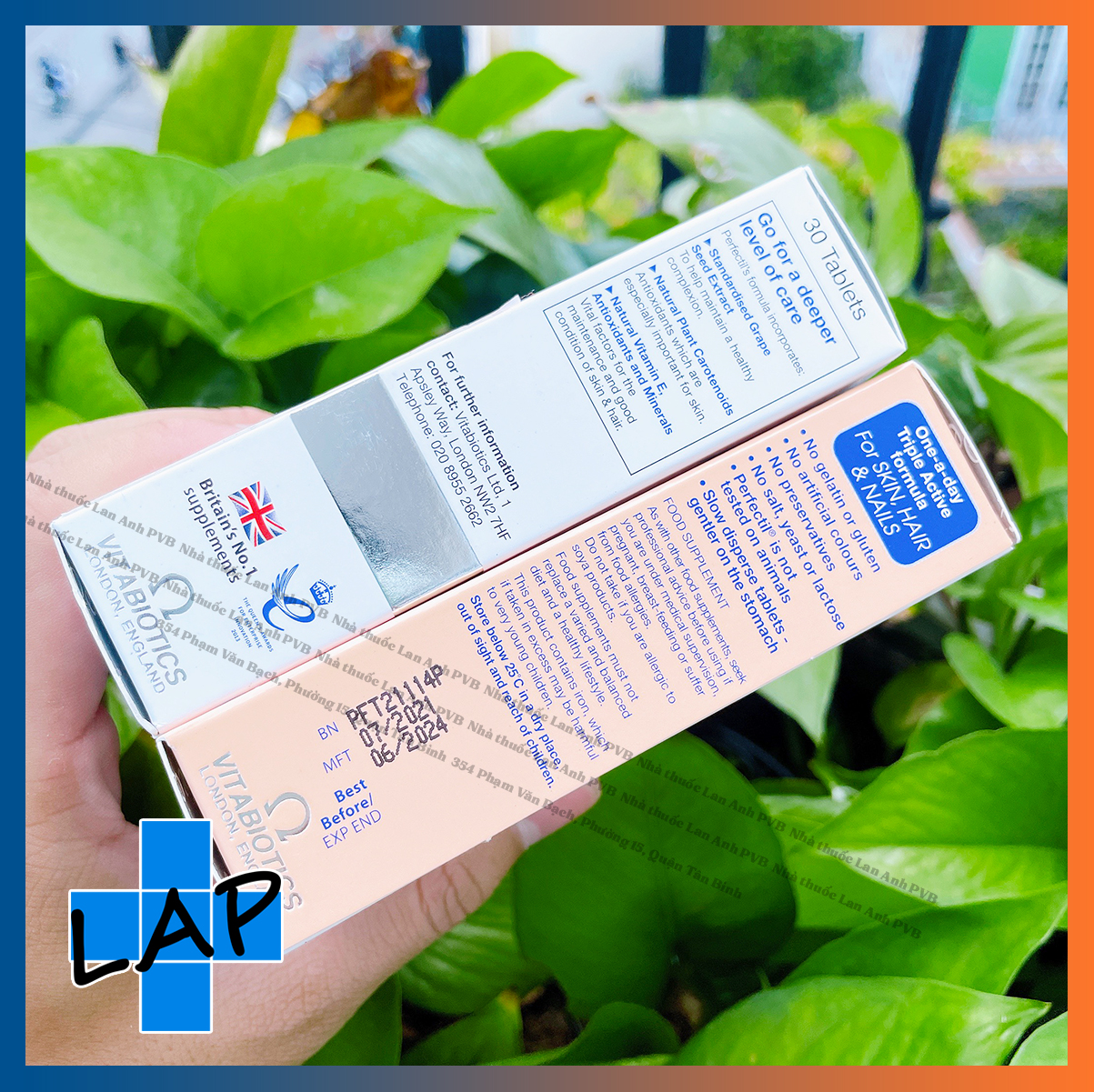 PERFECTIL (Hàng nhập khẩu) - Viên uống hỗ trợ làm đẹp da, tóc, móng chắc khỏe.
