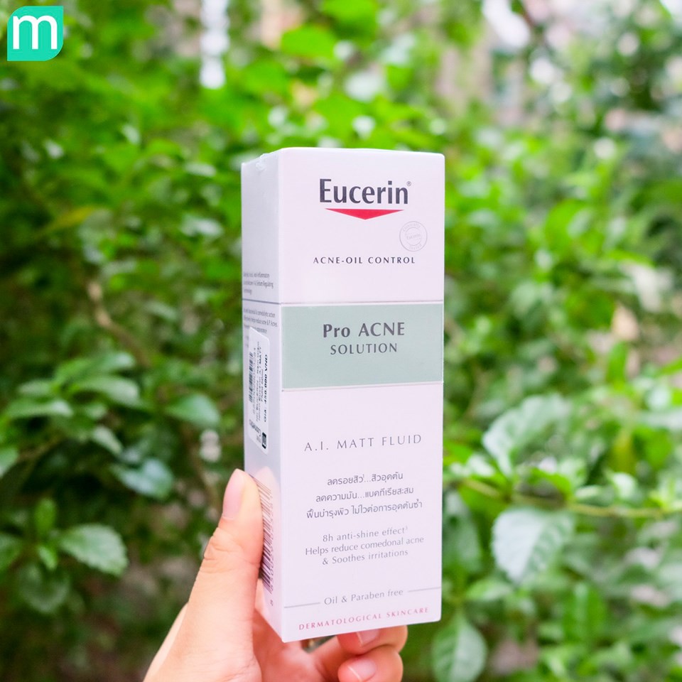 HOÀN TIỀN 20% - Kem Dưỡng Eucerin A.I MATT Fluid Pro Acne Solution