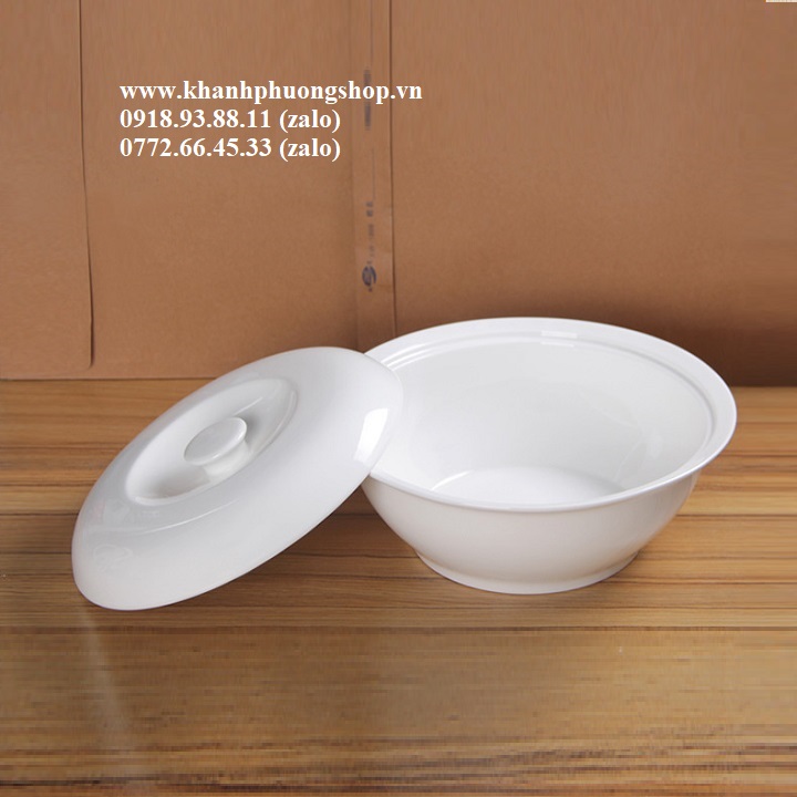 [HCM]thố sứ đựng cơm có nắp - thố sứ đựng cơm