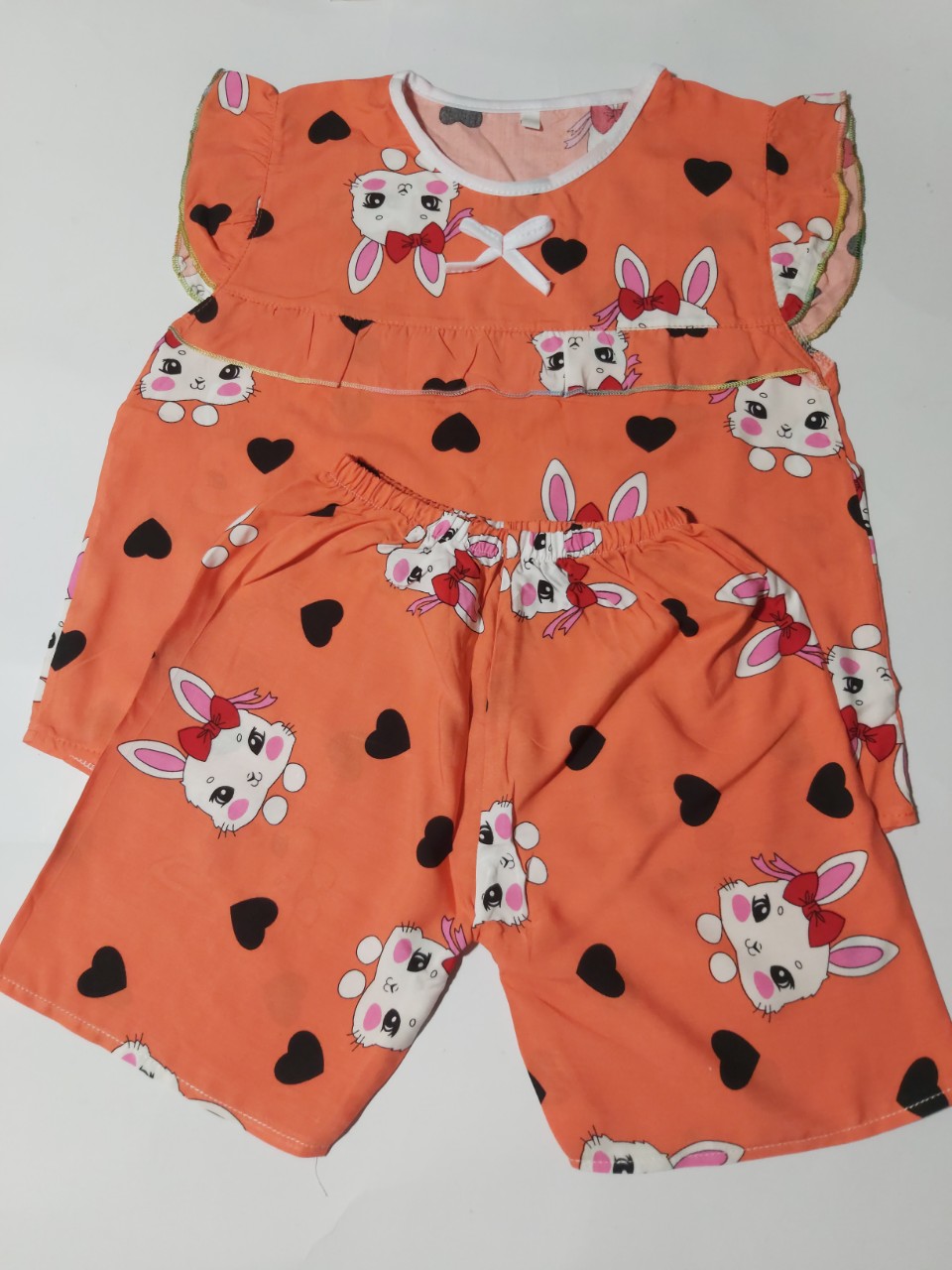 Đồ bộ tole áo cánh tiên quần đùi bé gái 7-16kg