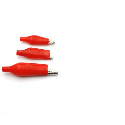 Đầu kẹp cá sấu nhiều kích thước 2.5cm/3.5cm/4.5cm, màu đen, màu đỏ