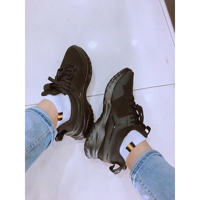 Giày Sneaker Nữ Bitis Hunter X 2K18 Midnight Black II, Đen, DSUH00500DEN
