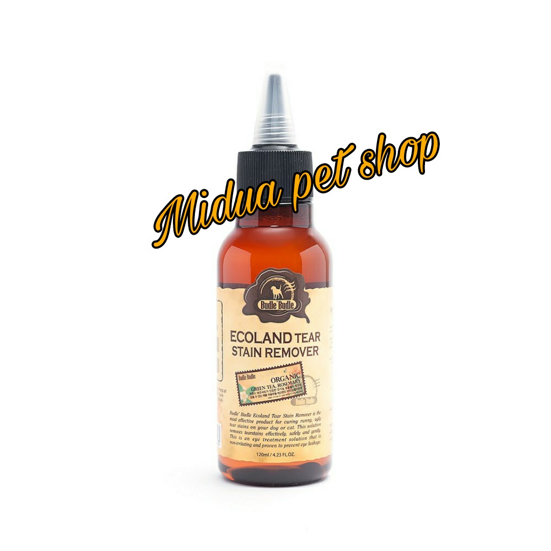 [Hoàn Tiền 10%] Dung dịch vệ sinh mắt cho chó Budle'Budle 120ml