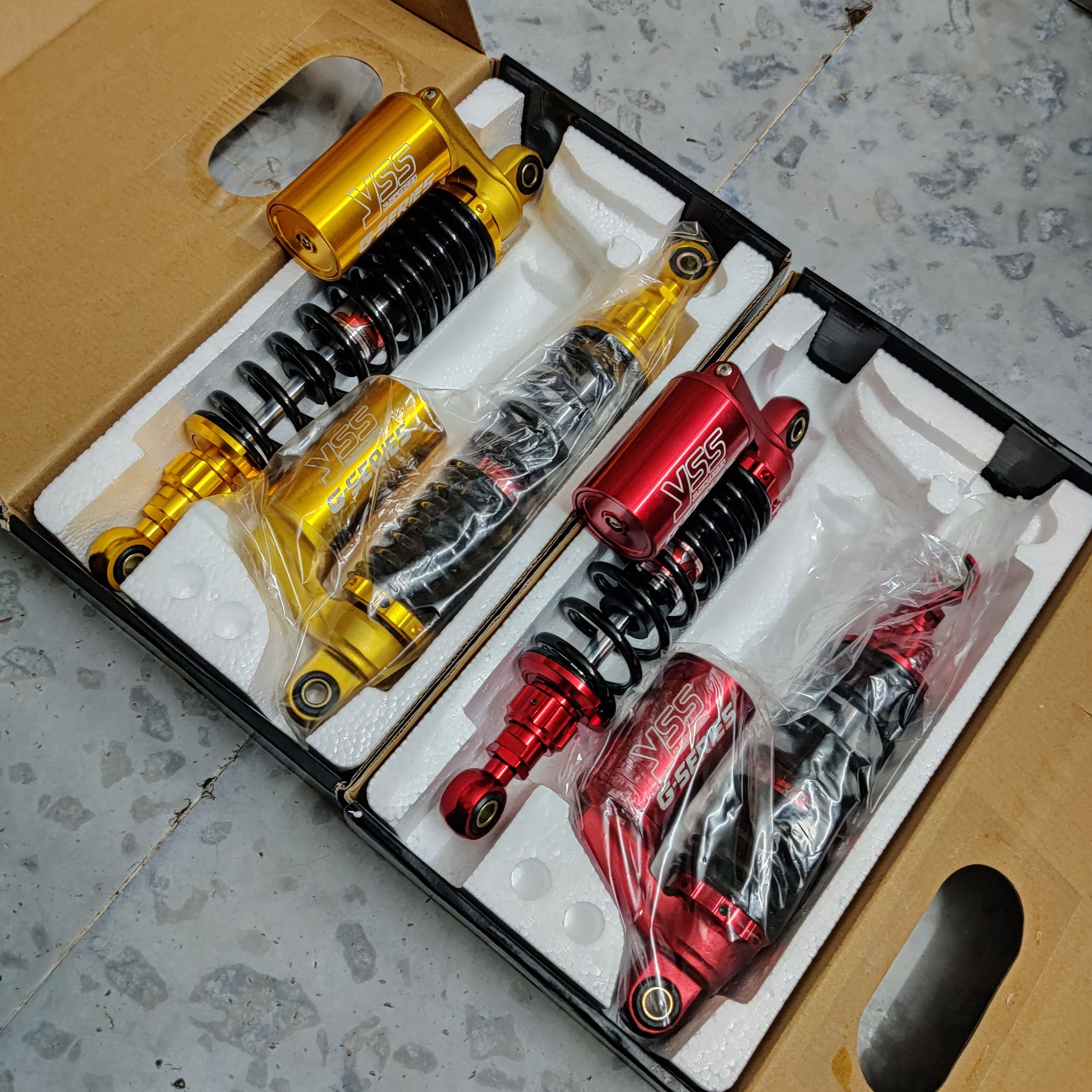 Phuộc Yss G series bình Màu lắp Dr Wave RS CUP AXELO BLADE WIN Charly Future