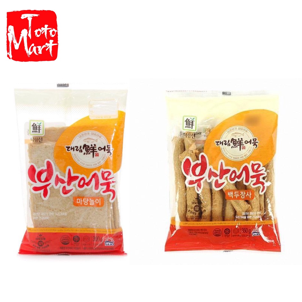 Chả cá nhập khẩu Hàn Quốc Sajo dạng miếng / que