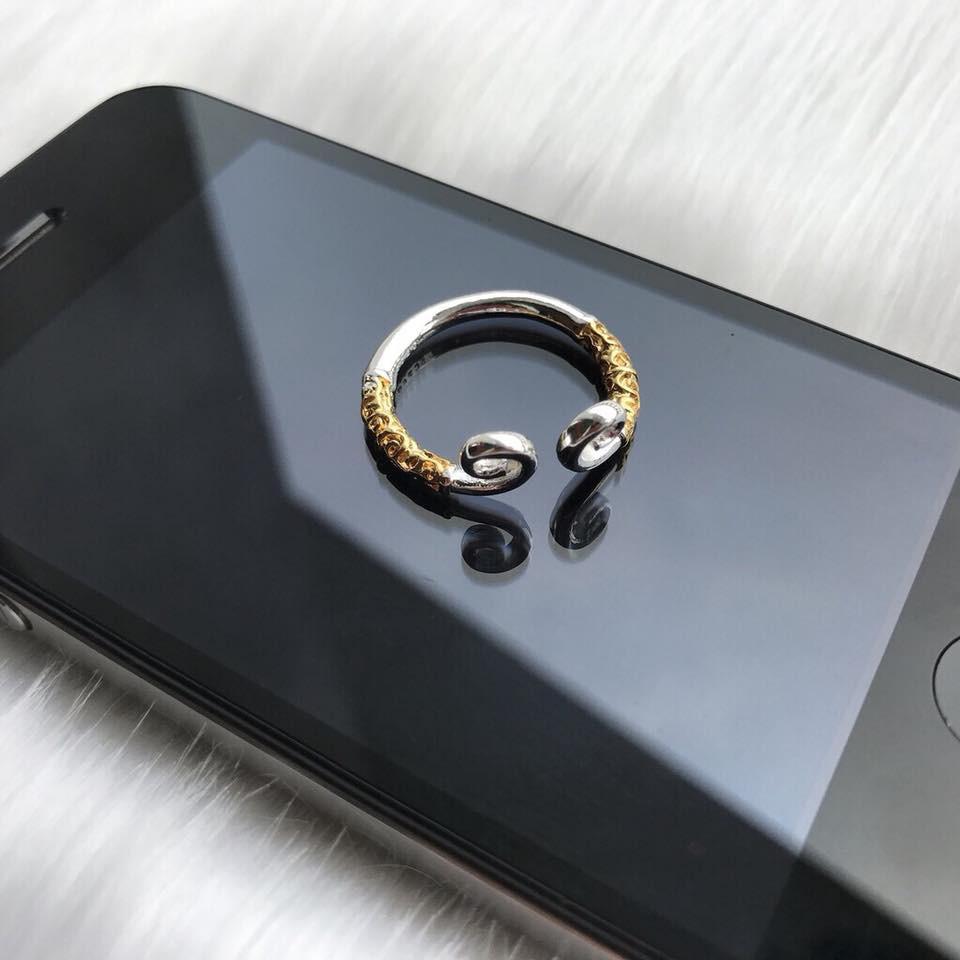 Nhẫn kim cô chỉ vàng J544