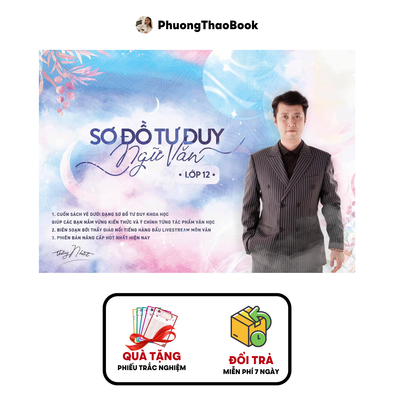 Sách - Sơ Đồ Tư Duy Ngữ Văn 12 (Thầy Phạm Minh Nhật)