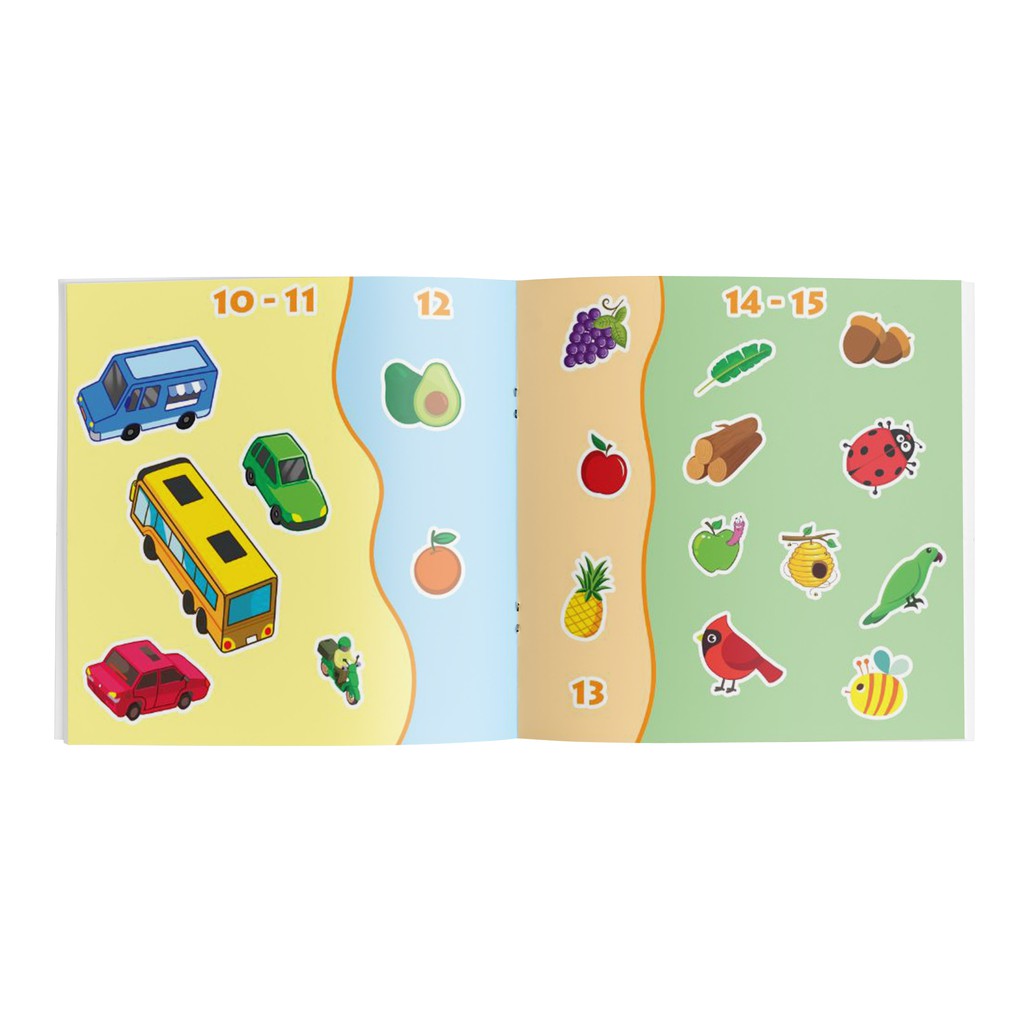 Combo 3 quyển Miếng dán Thông minh cho bé - My First Sticker Book