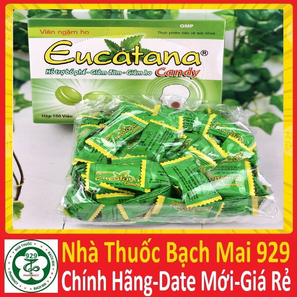 Viên kẹo ngậm ho streptana / eucatana [mới]