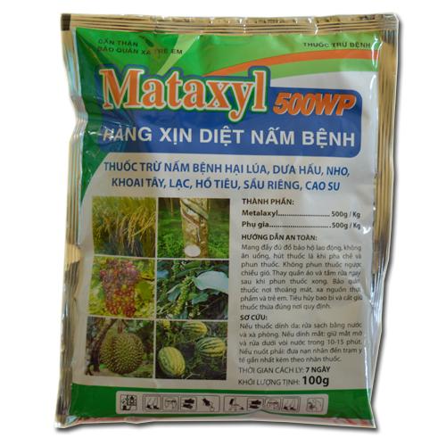 Trừ Bệnh Cây Trồng Mataxyl 500WP gói 100gr