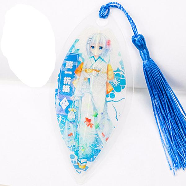Bookmark Date a live gân lá đánh dấu sách anime chibi