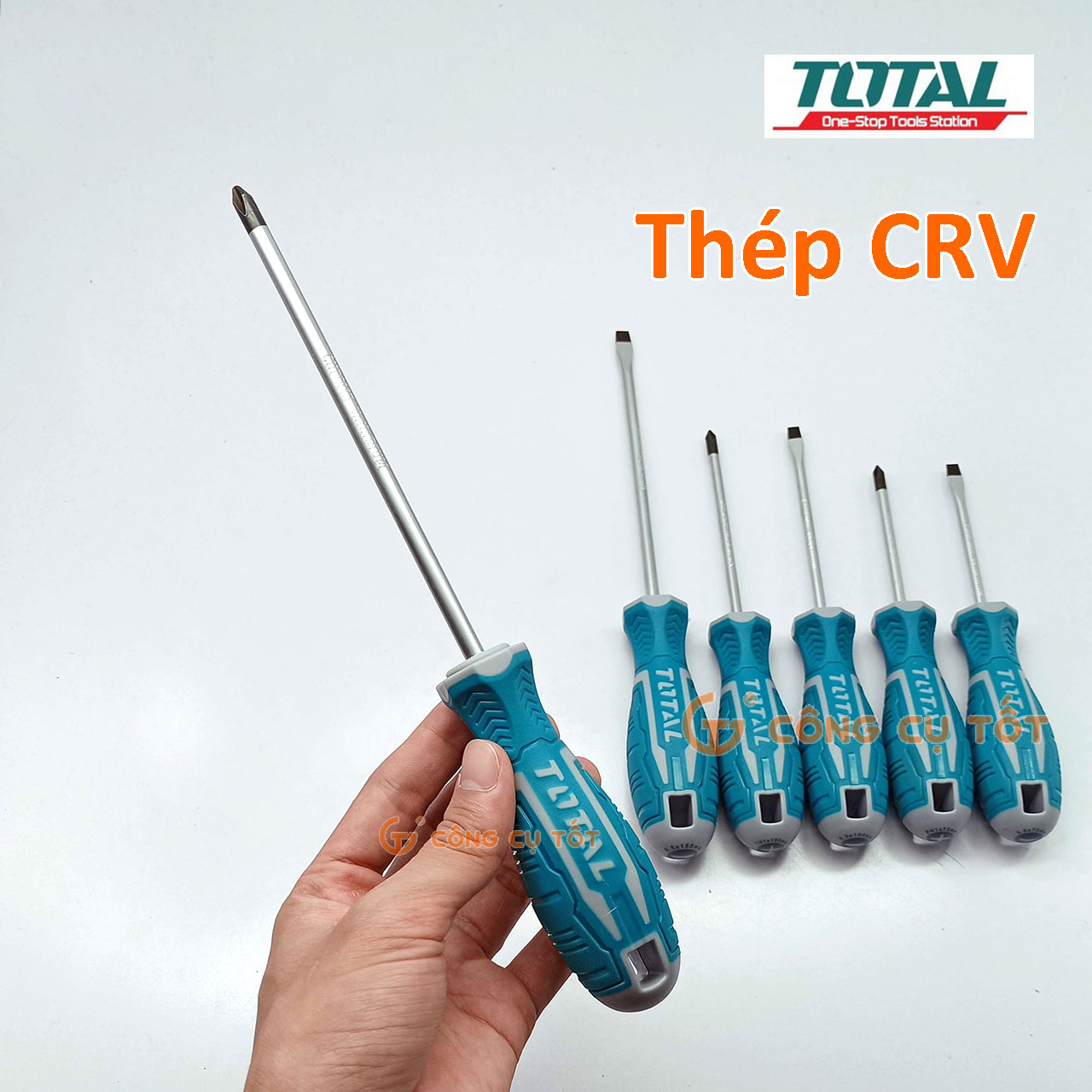 Bộ 6 tua vít Total THT250606