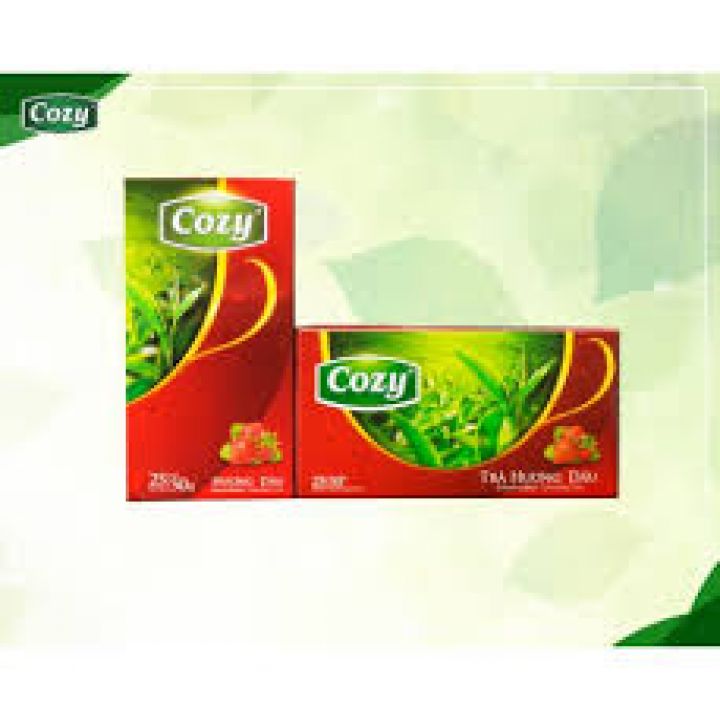Trà túi lọc Cozy hương dâu(20 túi)