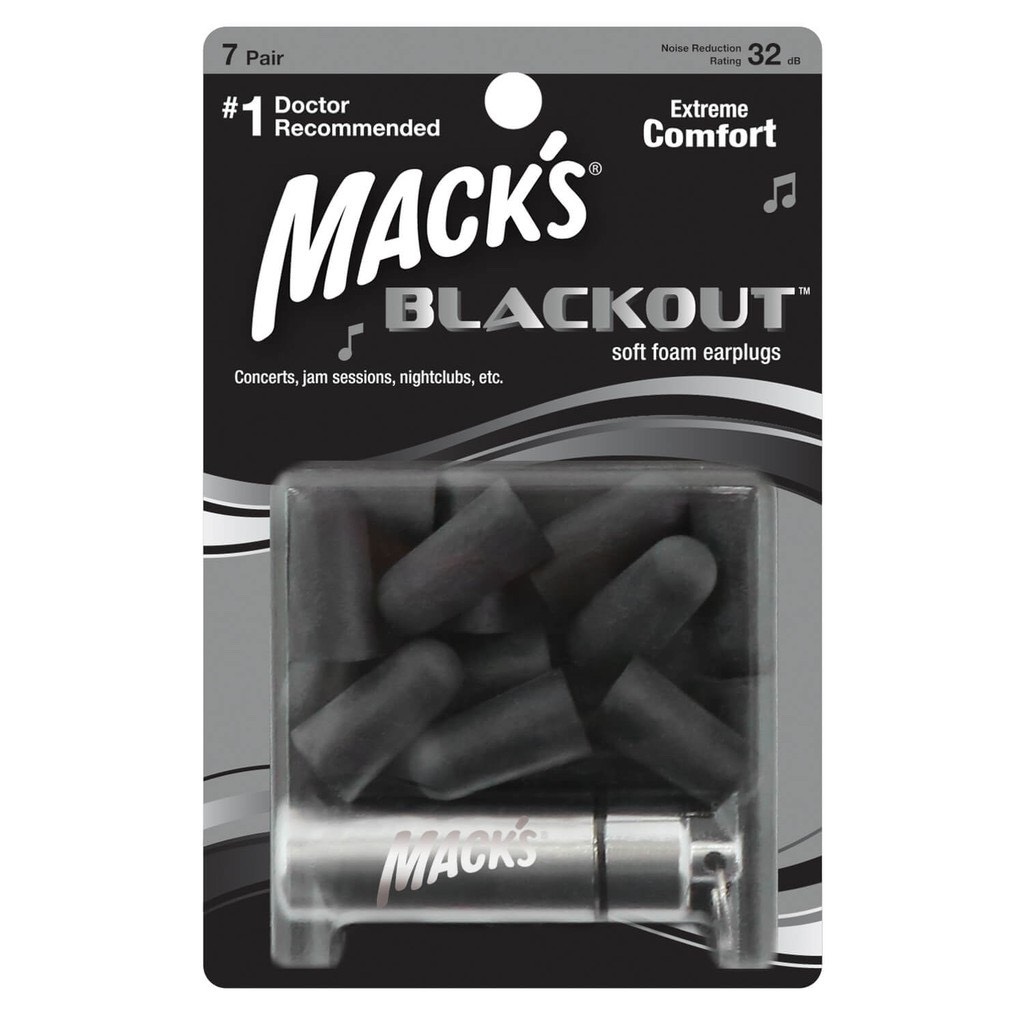 Hộp 7 Đôi nút bịt tai chống ồn BlackOut (987) - ( Có hộp đựng inox siêu bền )