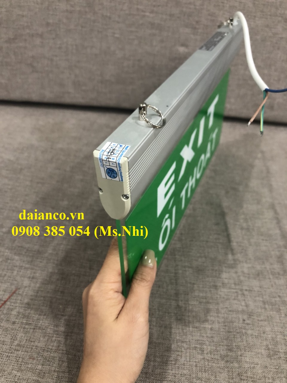 Biển Chỉ Dẫn Thoát Nạn Hai Mặt Exit Lối Thoát YF-1019 (YF2- 0ELT-1019)