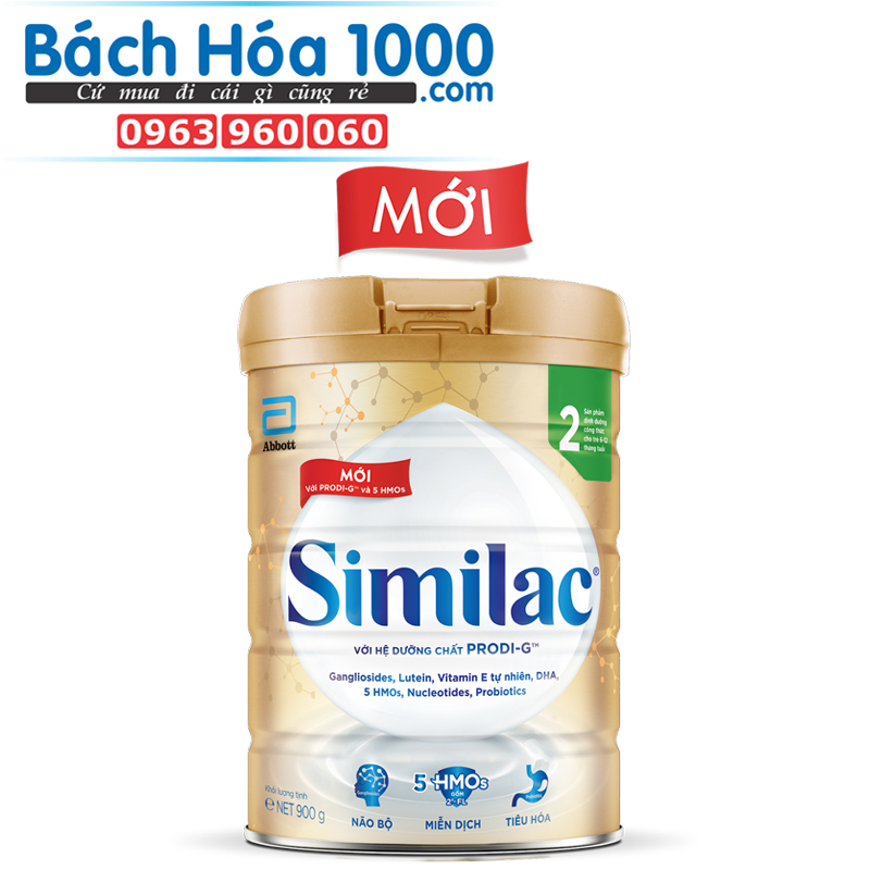 Sữa bột Abbot similac 1,2,3,4 lon 900g