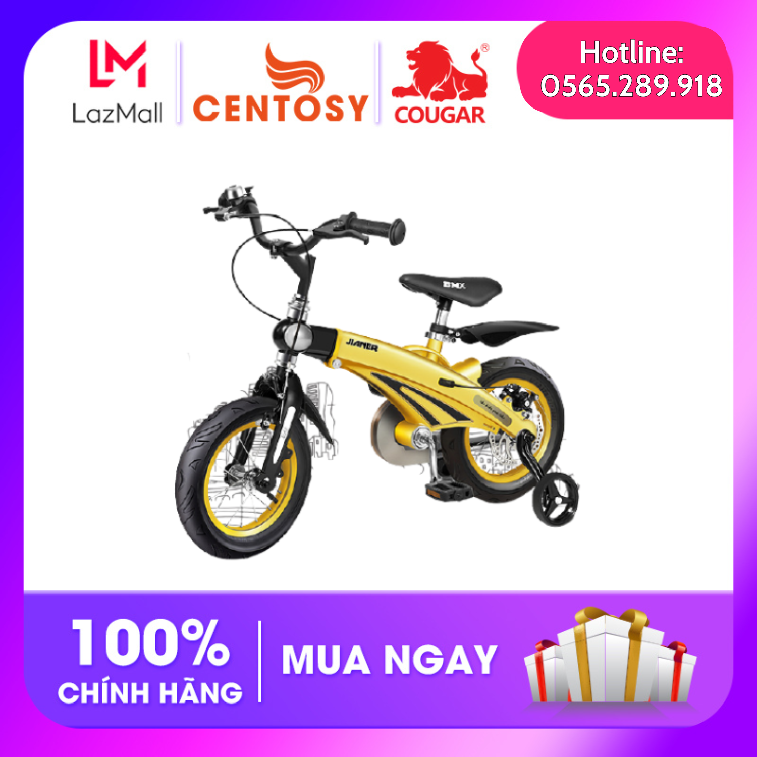 Xe Đạp Jianner-S1 (4 màu)- 12inch